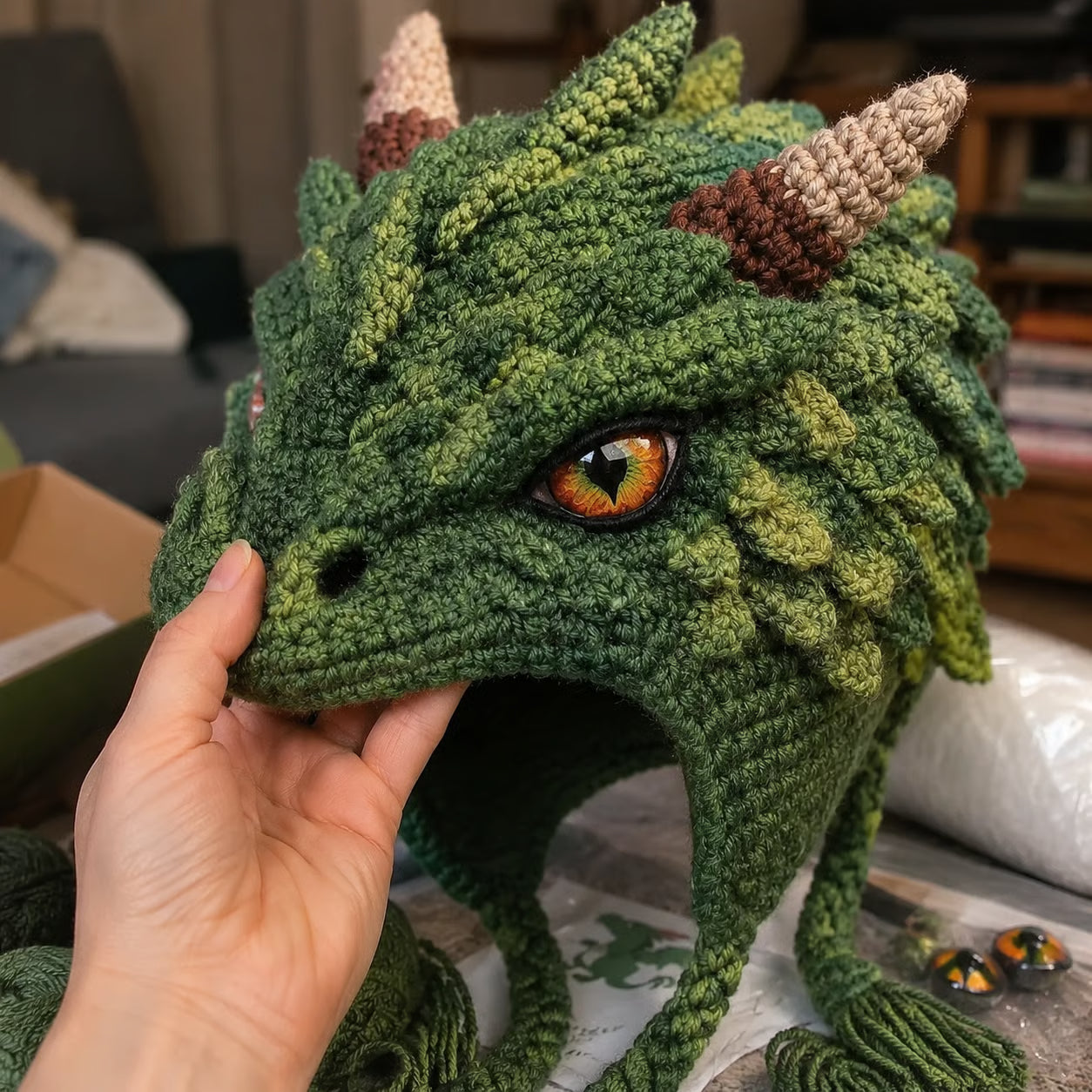🔥LAST DAY 50% OFF - 🧵 Fantasy Hood Hat DIY Crochet Kit – Create Your Own Magical Wearable Character Hat