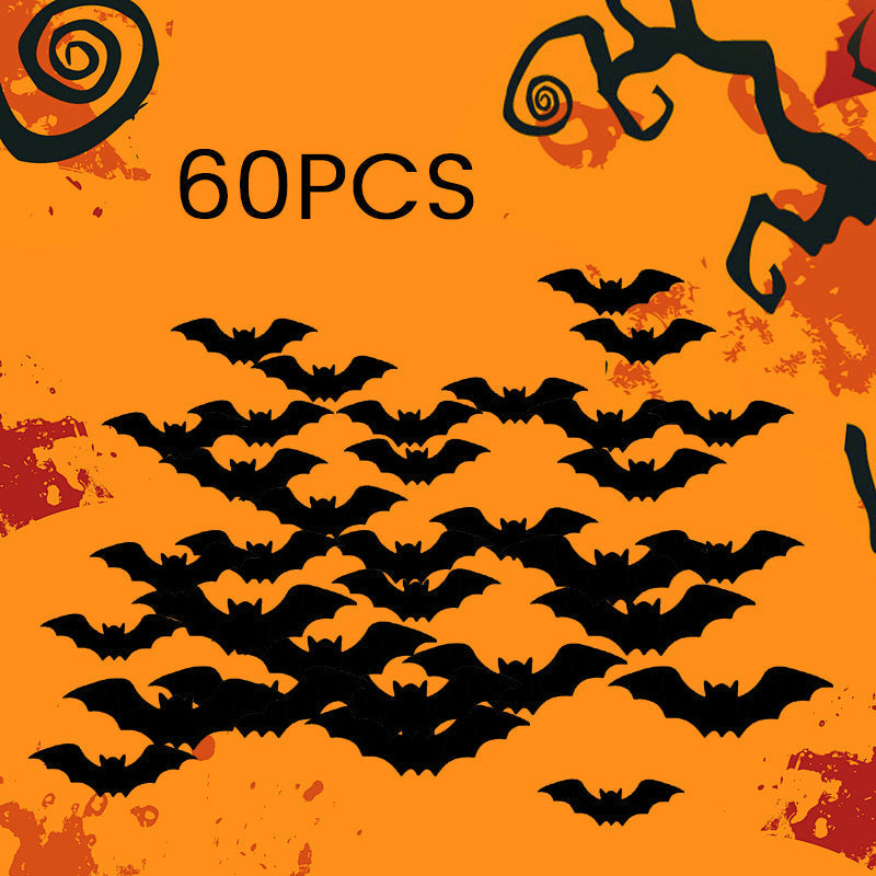 Halloween LED Flying Bat Decorations ā Glowing 3D Bat Wall Decor for Porch, Window, Door, Garage & Party Backdrop