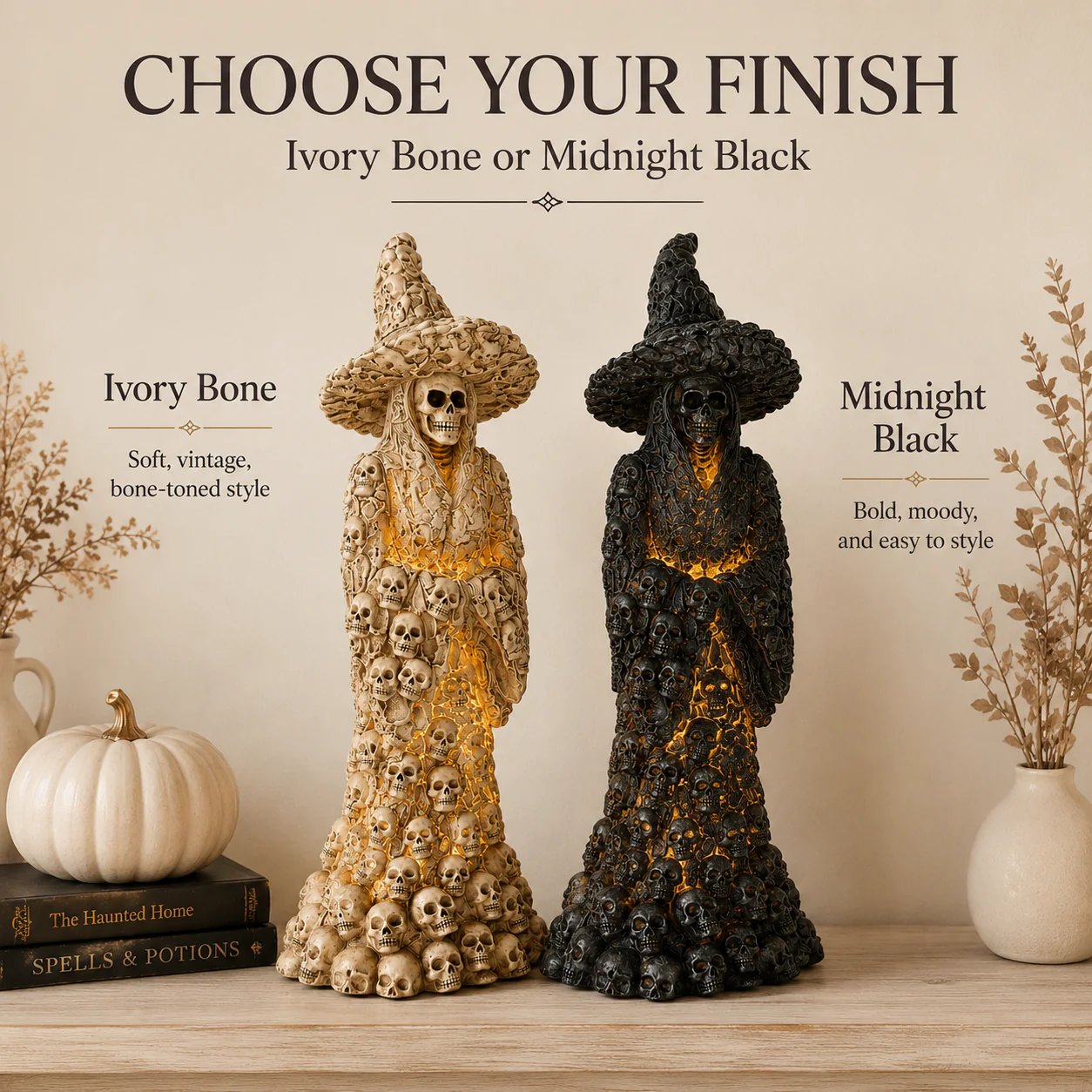 💀Flash Sale 50% OFF-Skeleton Witch Ornament