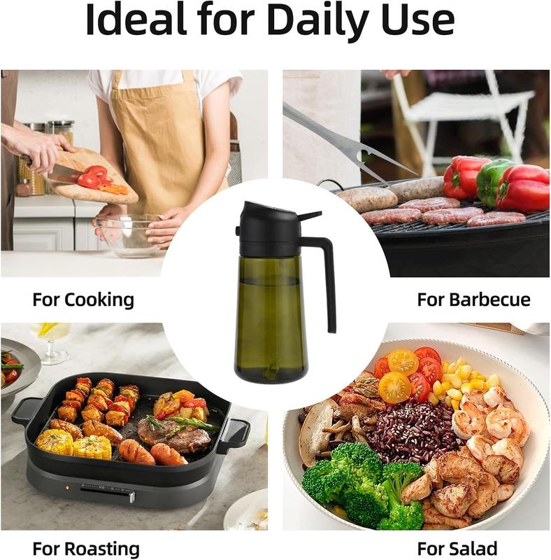 2-in-1 Oil Sprayer ⚫ Light-Blocking | 16oz/470ml 📏
