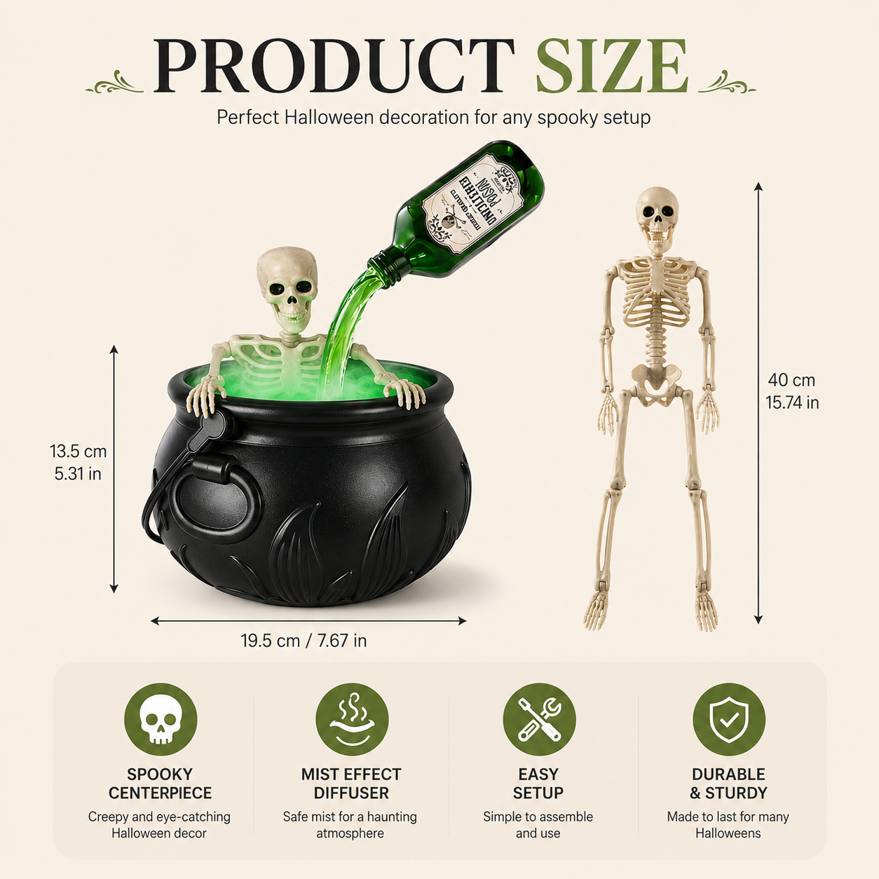 đ„New Arrival | Skeleton Potion Witches Cauldrons