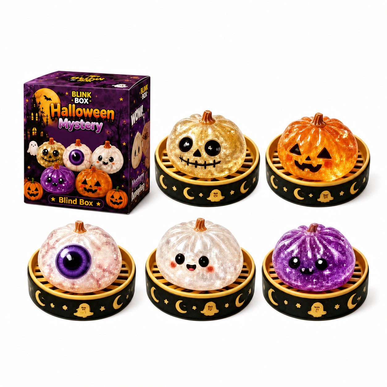 🎃🎃🎃👻 Last Day 50% OFF – Cute Halloween Ghost Squishy 👻 | Your New Little Spooky Buddy🖐️
