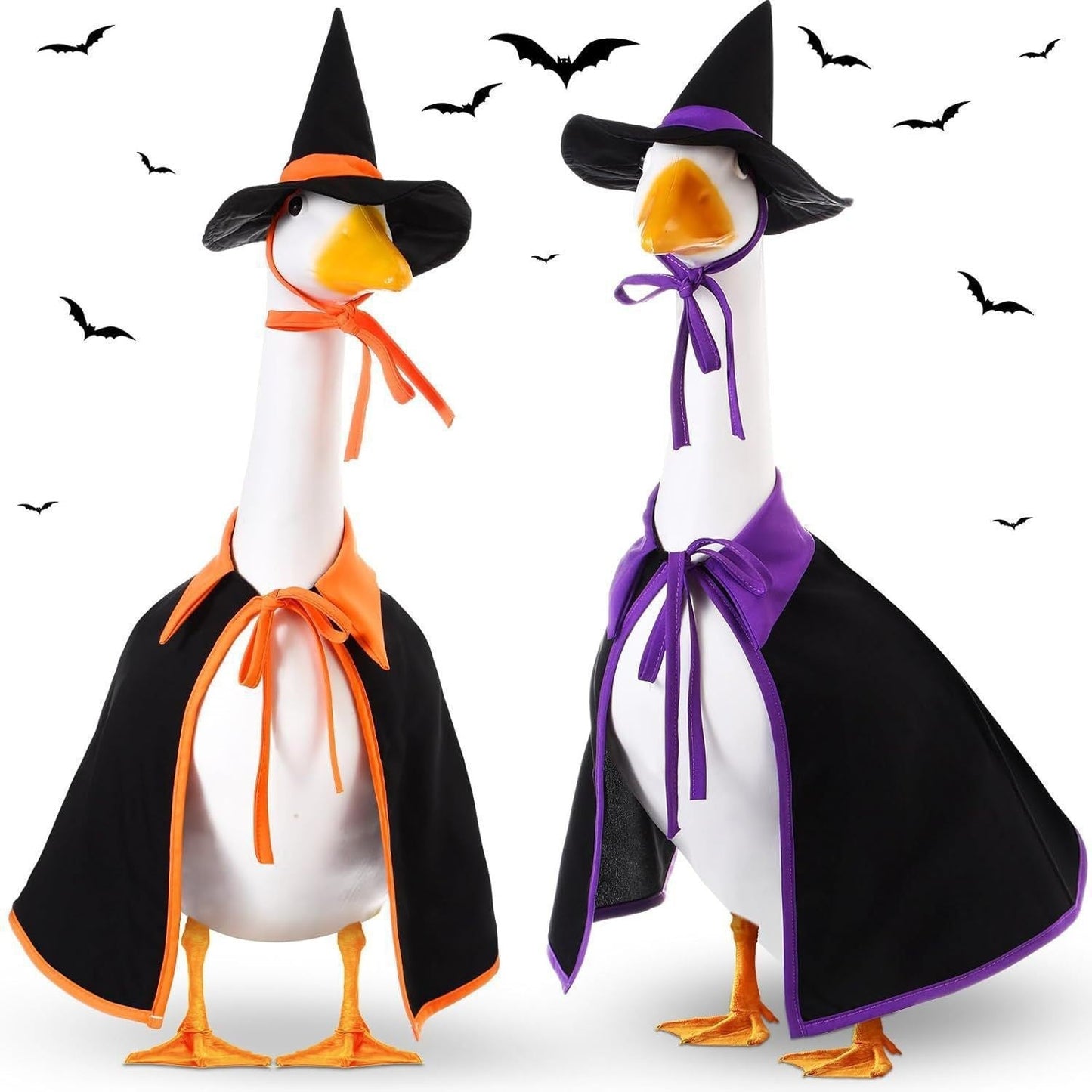 Porch Goose Halloween Series Outfits - Suit For 23 Inches Goose Statue