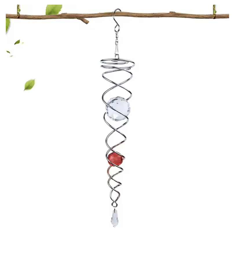 🔥 Last Day Sale Price |✨ Sacred Journey Spiral Crystal (12 inches Length)