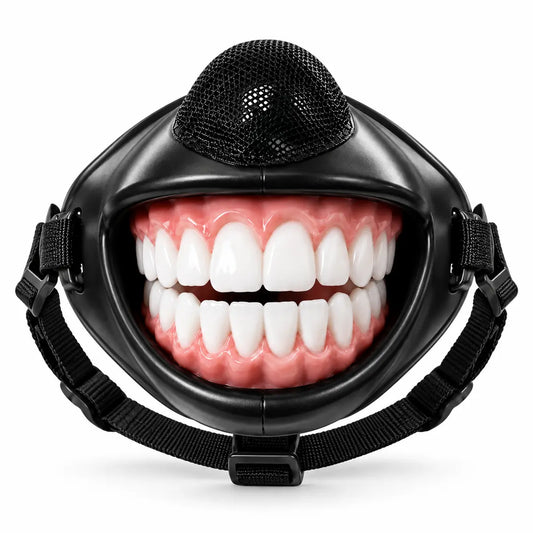 Grinning Teeth Cosplay Dog Mask Realistic Exclusive Adjustable Costume 2026