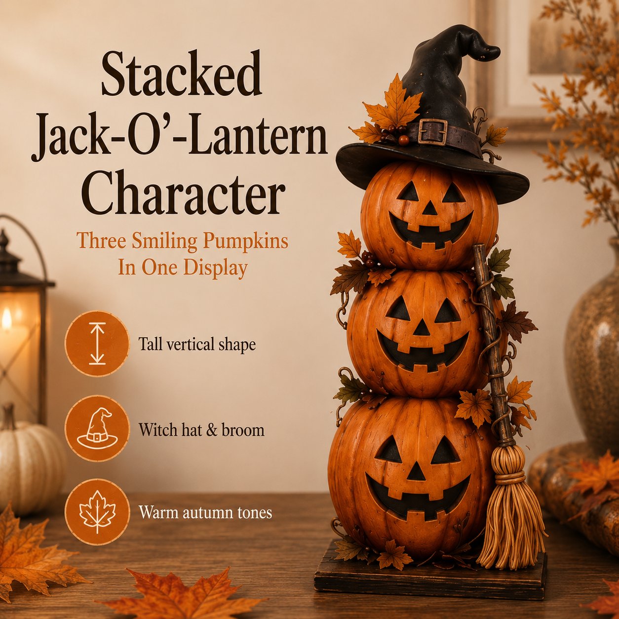 🔥Last Day 49% OFF - 🧙🖤🎃 Enchanted Halloween Haunted House Light-Up Figurine Collection