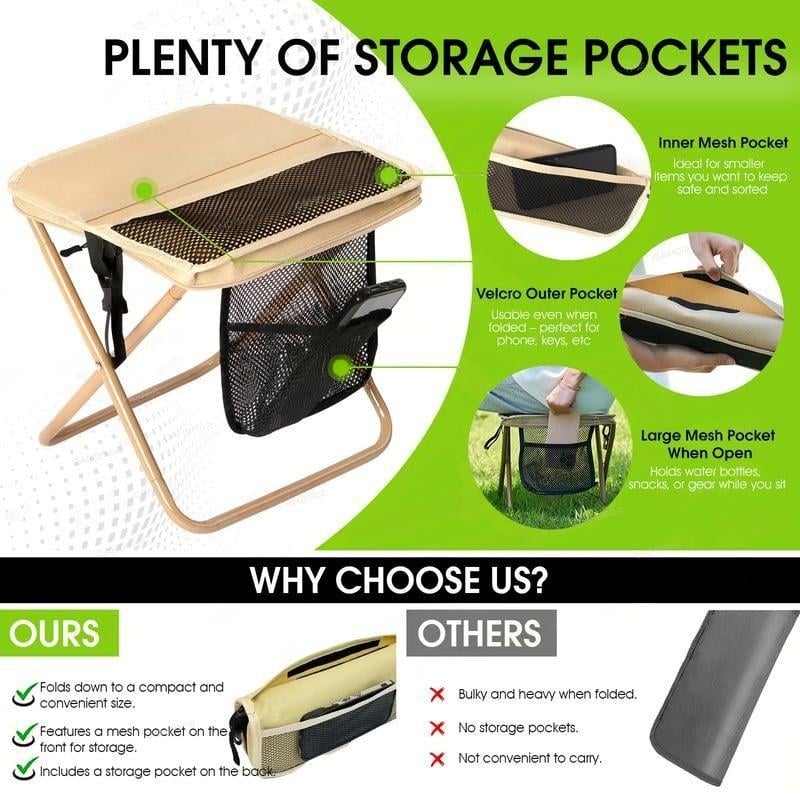 Camping Chairs, Christmas first choice, 1.5 lbs ultra light