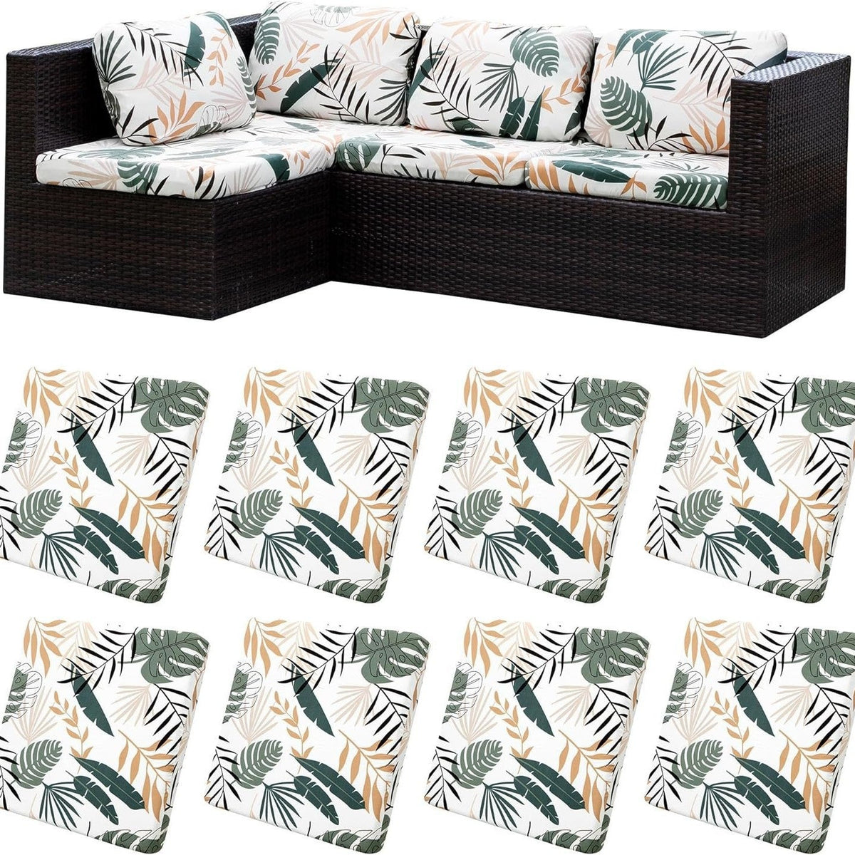 🪑 Stretch Sofa Cushion Covers — Only $9.99 Per Cover