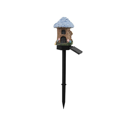 🌙✨✨Solar Mushroom Cottage Garden Light – Warm Fairy-Tale Glow for Flower Beds