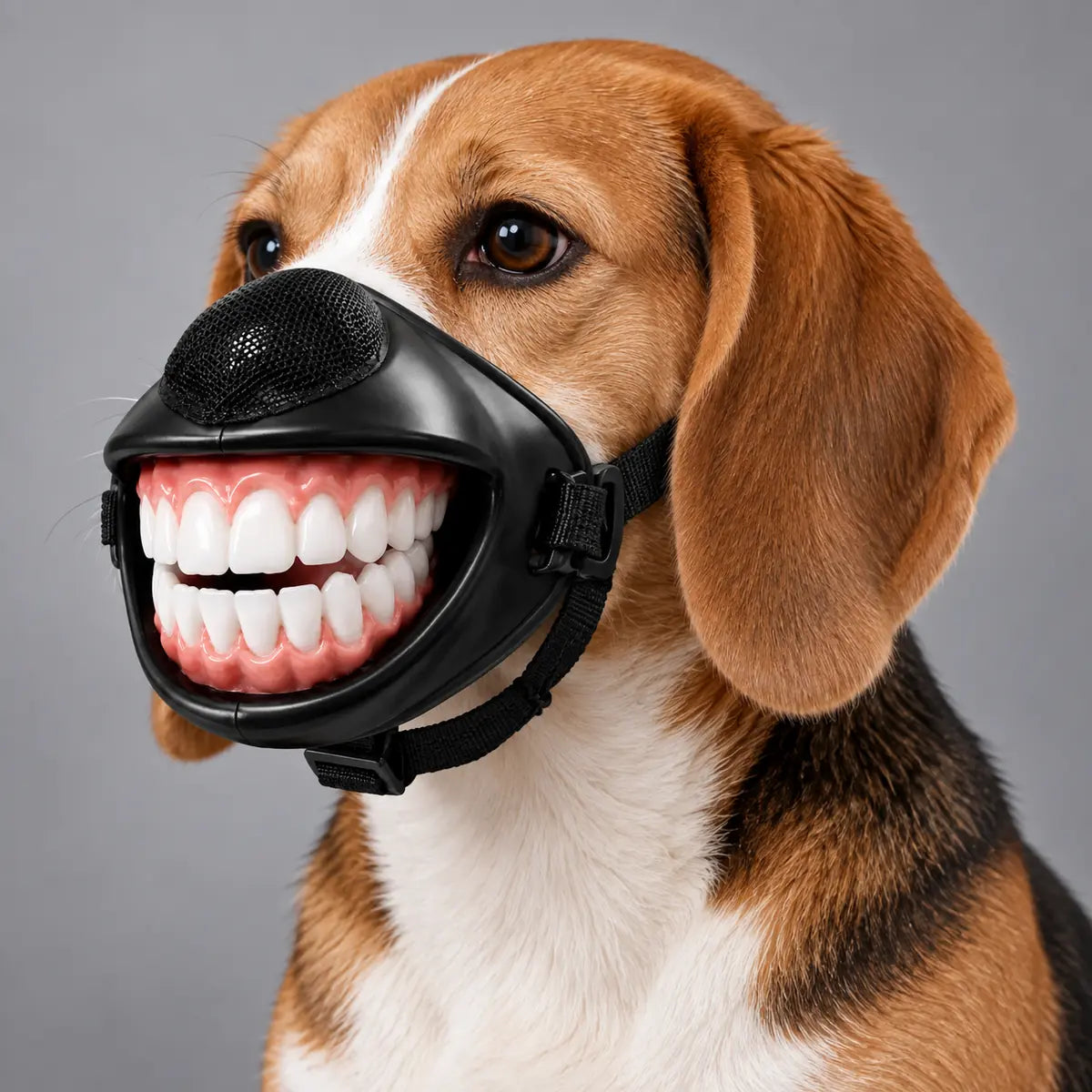 Grinning Teeth Cosplay Dog Mask Realistic Exclusive Adjustable Costume 2026