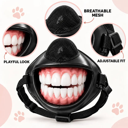 Grinning Teeth Cosplay Dog Mask Realistic Exclusive Adjustable Costume 2026
