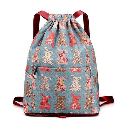 🔥Drawstring Foldable Large Capacity Travel Sports Backpack