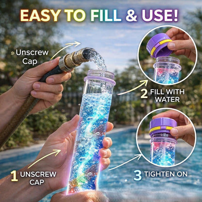 🔥Last Day 50% OFF🌈 Turn Every Backyard Into a Rainbow Light Show💦