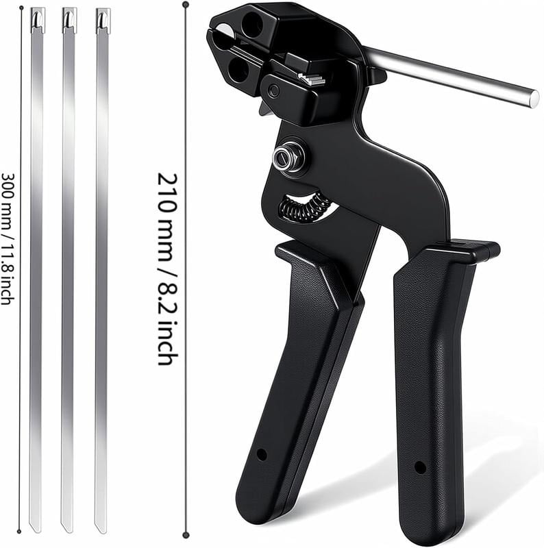 ⚡ Stainless Steel Cable Tie Tool | Fast Tightening & Cutting Gun