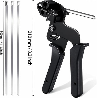 ⚡ Stainless Steel Cable Tie Tool | Fast Tightening & Cutting Gun
