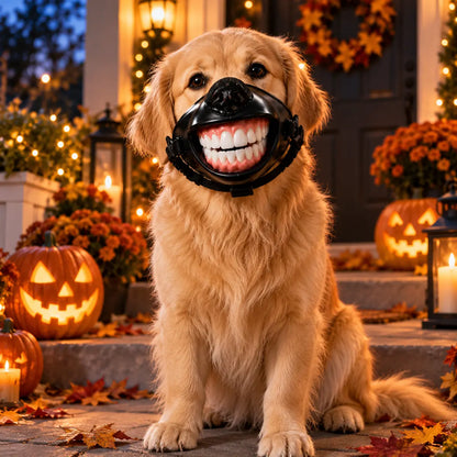 Grinning Teeth Cosplay Dog Mask Realistic Exclusive Adjustable Costume 2026