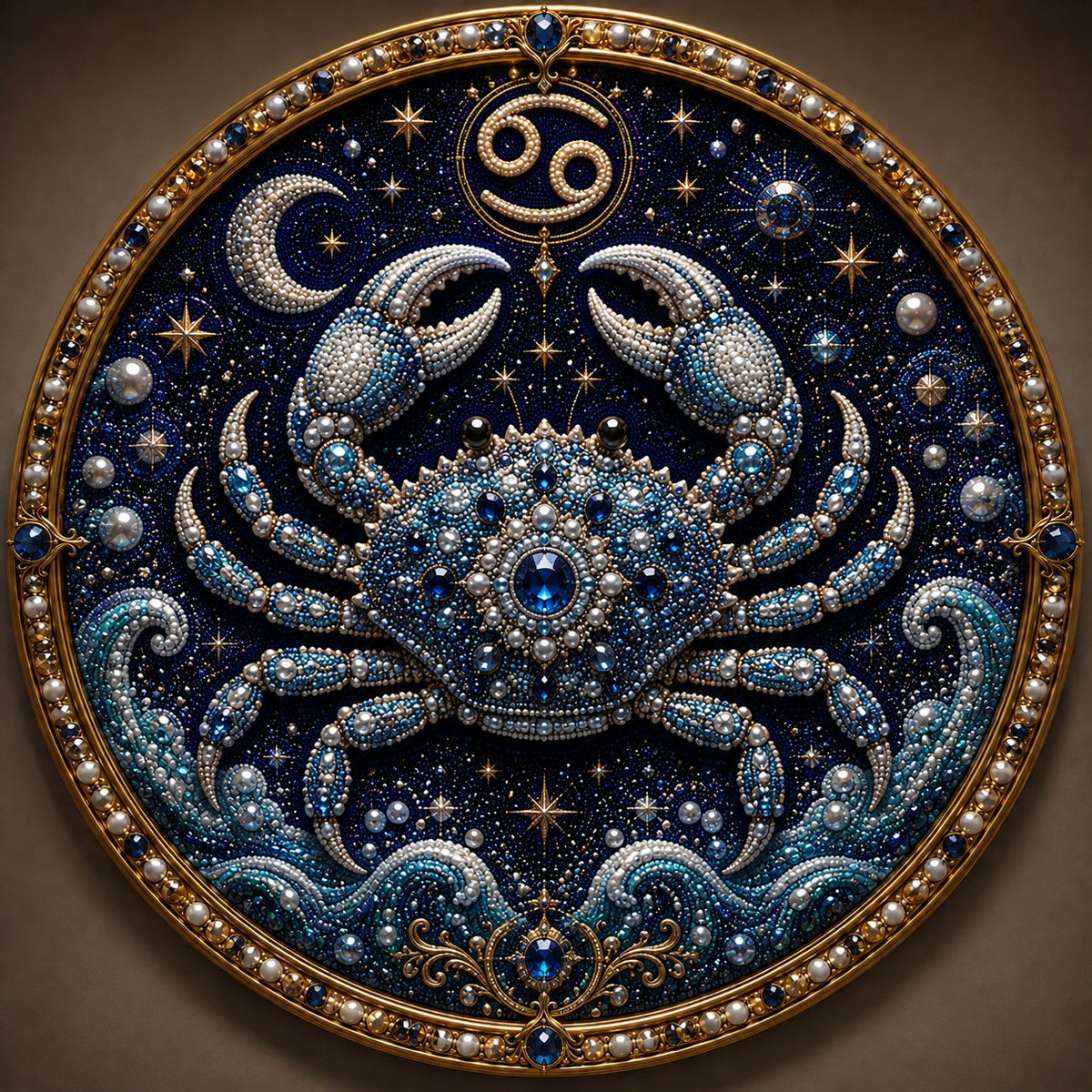 🔥 Last Day 49% OFF - 💎 12 Zodiac Signs Pearl Art Kit ♈💫 Bring Every Zodiac Sign to Life with Pearls