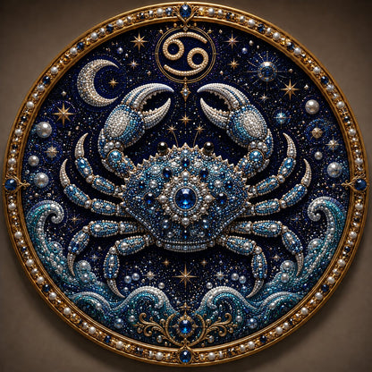 🔥 Last Day 49% OFF - 💎 12 Zodiac Signs Pearl Art Kit ♈💫 Bring Every Zodiac Sign to Life with Pearls