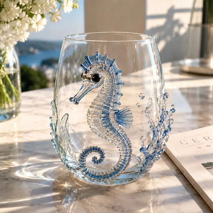 🌊 7-Piece Legendary Ocean Treasure Crystal Set for Whiskey Lovers & Home Bar Collectors ⚓✨