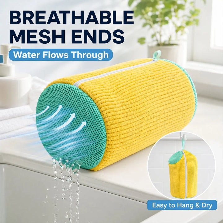 Roomy shoe washing bag dimensions