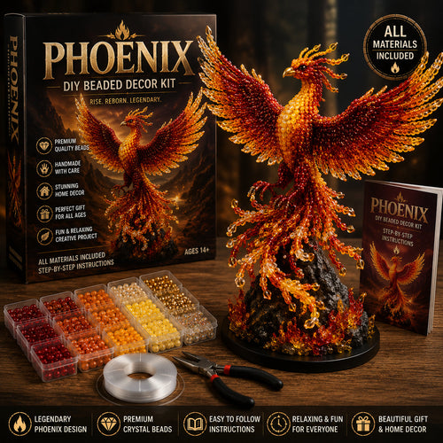 Phoenix&Dragon DIY Beaded Decor Kits - Rise. Reborn. Legendary