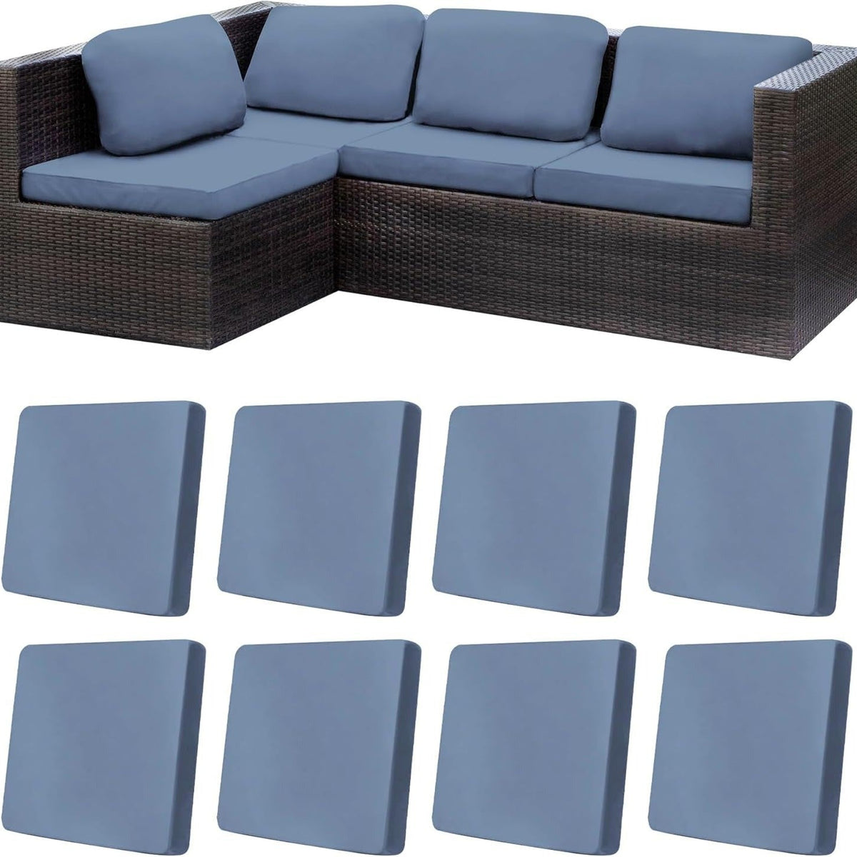 🪑 Stretch Sofa Cushion Covers — Only $9.99 Per Cover