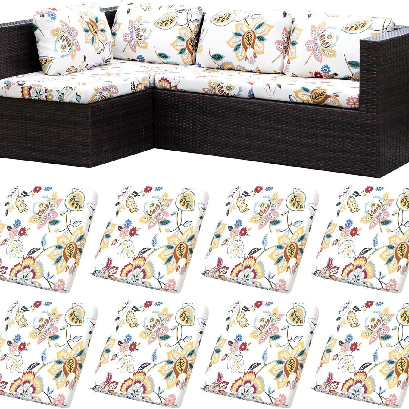 🪑 Stretch Sofa Cushion Covers — Only $9.99 Per Cover
