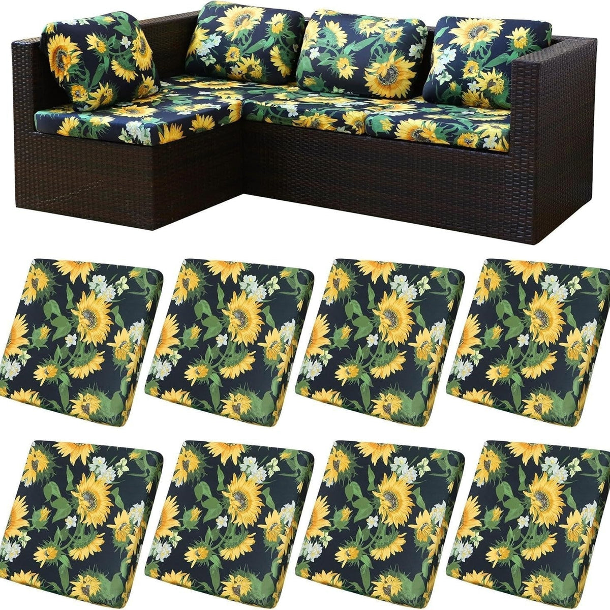 🪑 Stretch Sofa Cushion Covers — Only $9.99 Per Cover