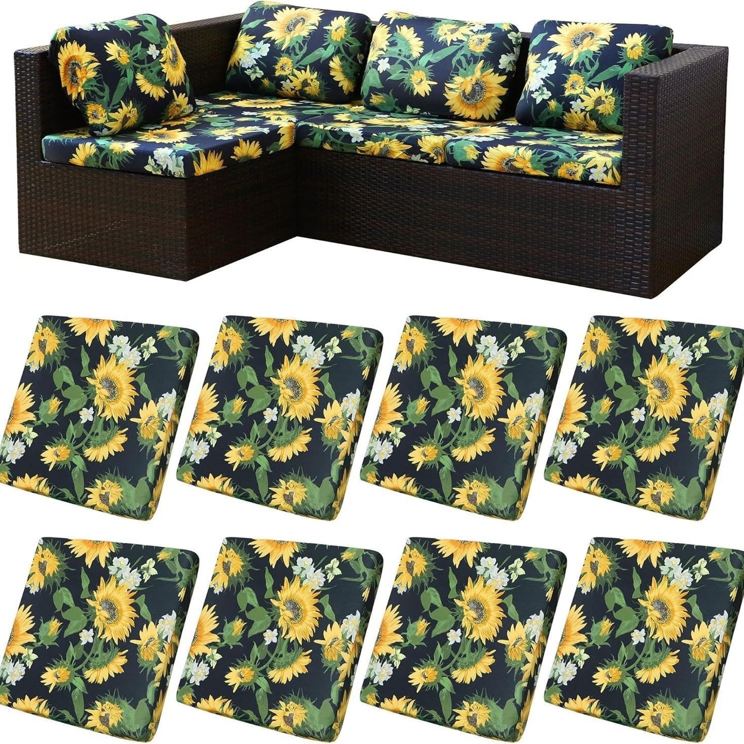 🪑 Stretch Sofa Cushion Covers — Only $9.99 Per Cover