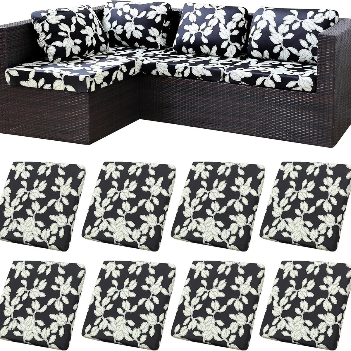 🪑 Stretch Sofa Cushion Covers — Only $9.99 Per Cover