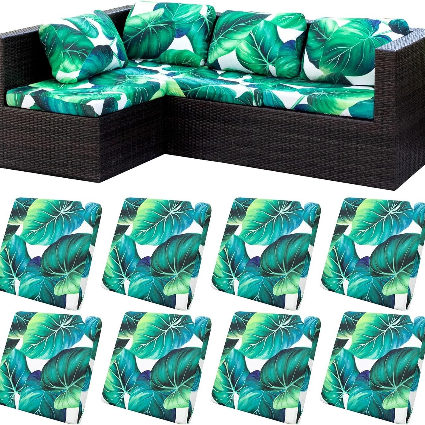 🪑 Stretch Sofa Cushion Covers — Only $9.99 Per Cover