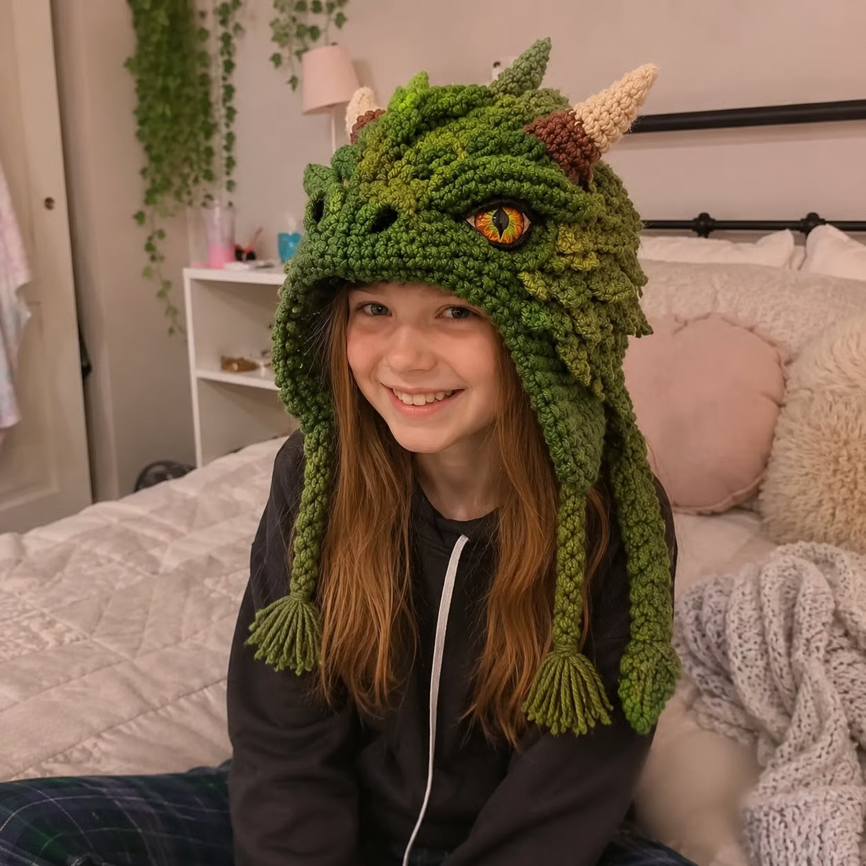 🔥LAST DAY 50% OFF - 🧵 Fantasy Hood Hat DIY Crochet Kit – Create Your Own Magical Wearable Character Hat