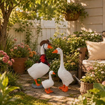 🪿 Classic Porch Goose Statue – Cozy Country Charm for Every Season🌿
