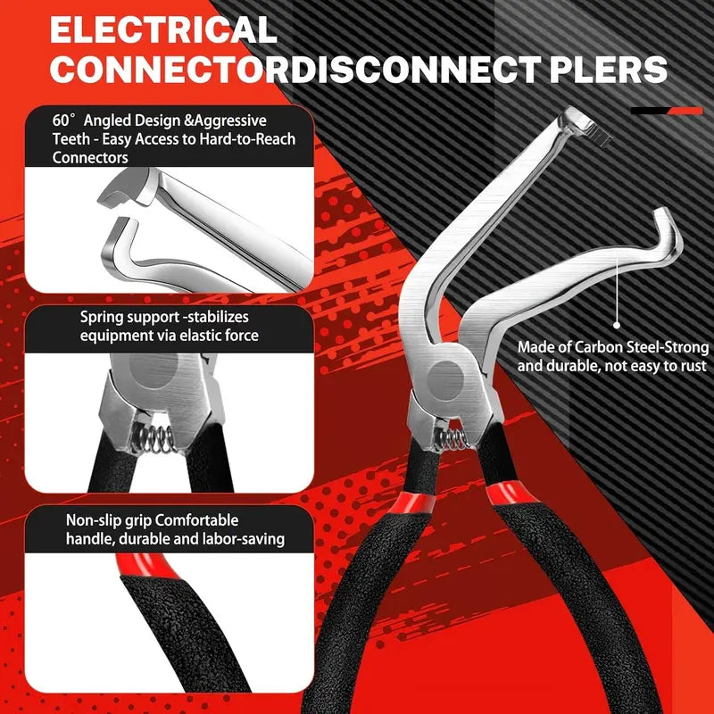 🔥5PCS Automotive Electrical Disconnect Pliers Tool Set