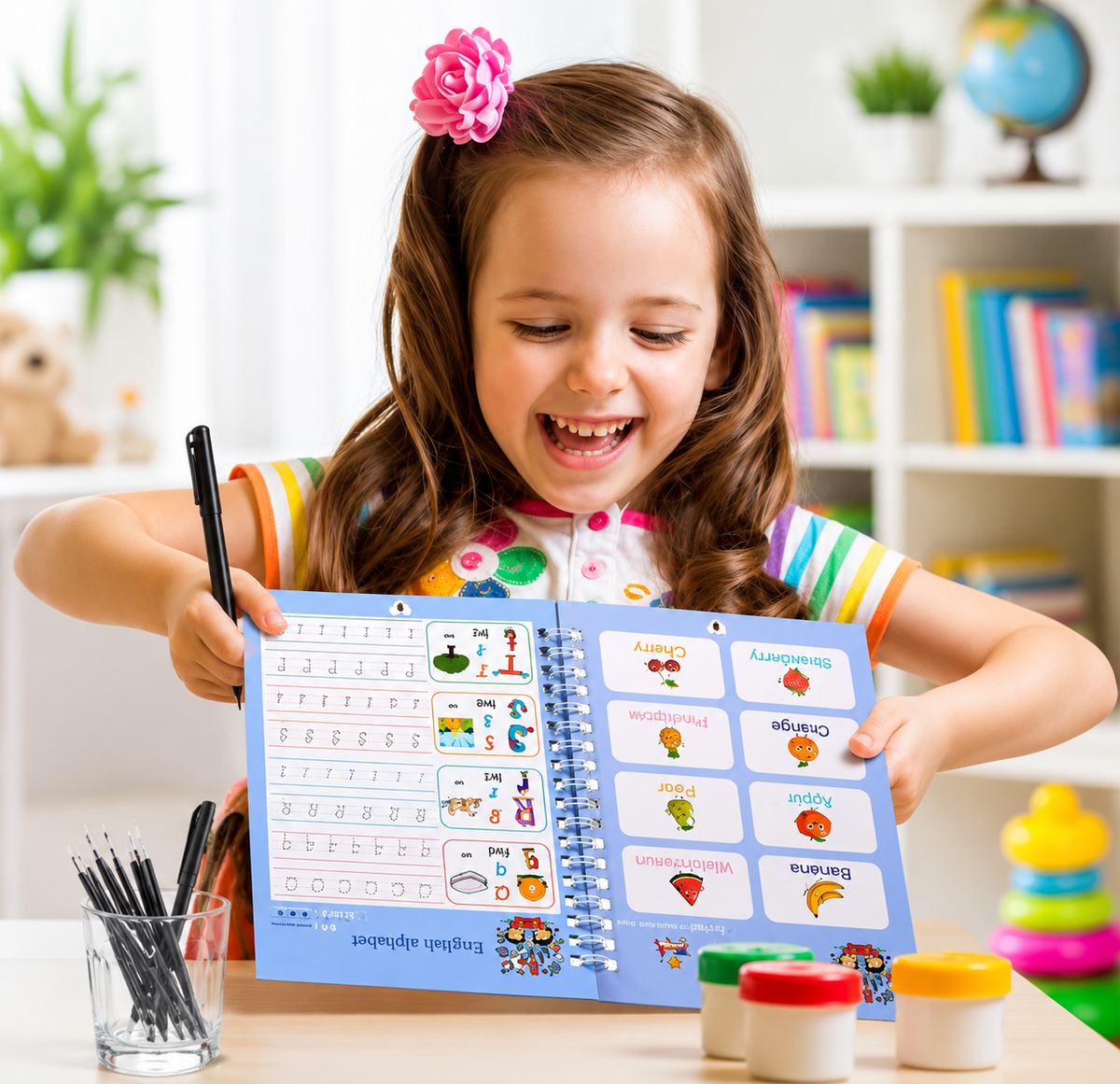 Kids Practice Copybook Set (4Pcs/Set)