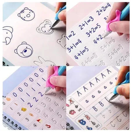 Kids Practice Copybook Set (4Pcs/Set)