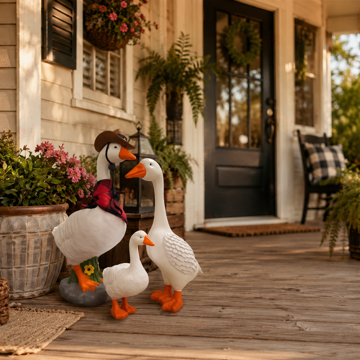 🪿 Classic Porch Goose Statue – Cozy Country Charm for Every Season🌿