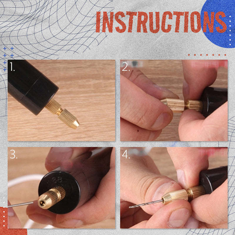 Mini Electric Drill – Compact Cordless Rotary Tool for DIY & Crafts