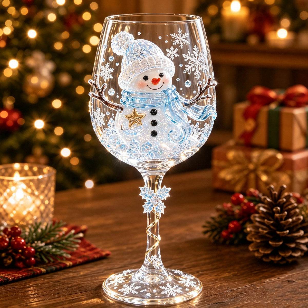 🎁✨Christmas 3D Wine Glass Collection Gift Box Set