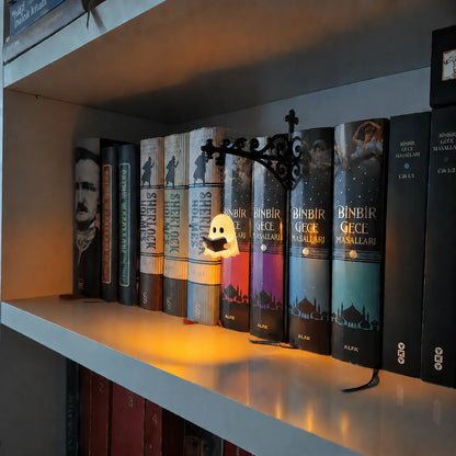 Limited Edition📚👻 Enchanted Bookshelf Lantern Bundle – Library Lantern & Ghost Lantern Set