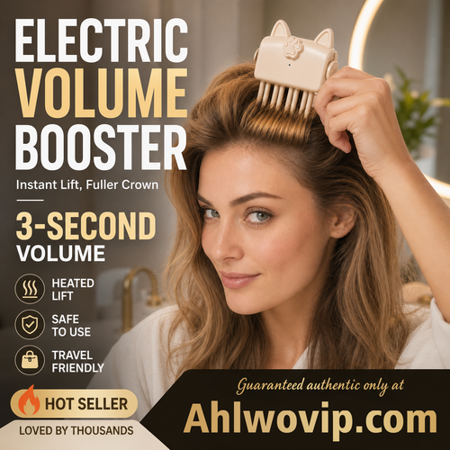 📢📢50% OFF !! ⏰Wireless Heated Volumizing Root Lift Clip - Salon Crown Volume Styling Tool for Fine Flat Hair