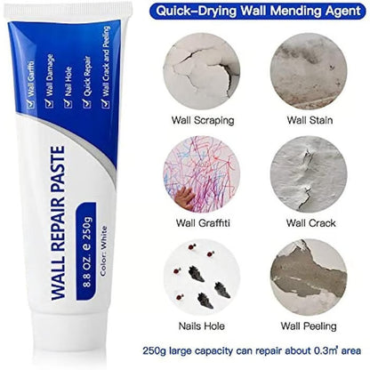 🎁Final 51% OFF🎁Quick, durable✨Drywall Patch Repair Kit- Covers cracks and stains💪