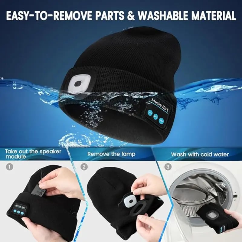 🔥🎄LED Bluetooth Beanie