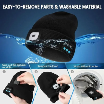 🔥🎄LED Bluetooth Beanie
