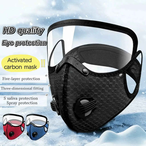 🔥50% OFF TODAY🔥 Reusable Carbon Filter Dust Mask 😷 Adjustable Outdoor Face Cover for Cycling, DIY, Yard Work & Travel