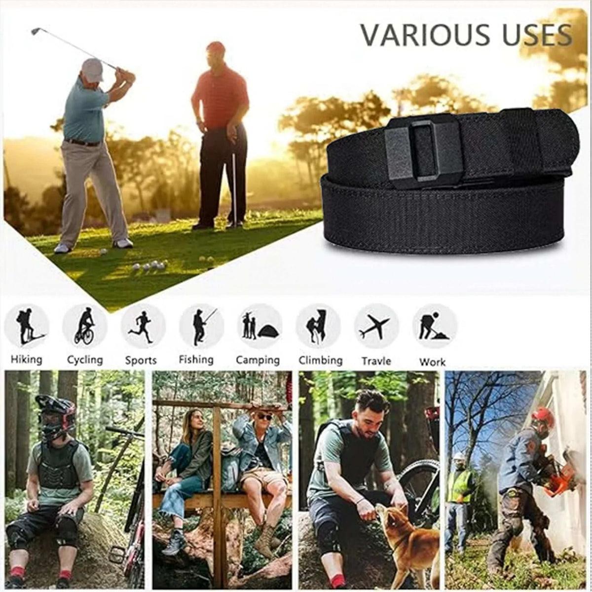 🔥Last Day 49% OFF🔥EDC Nylon Ratchet Belt