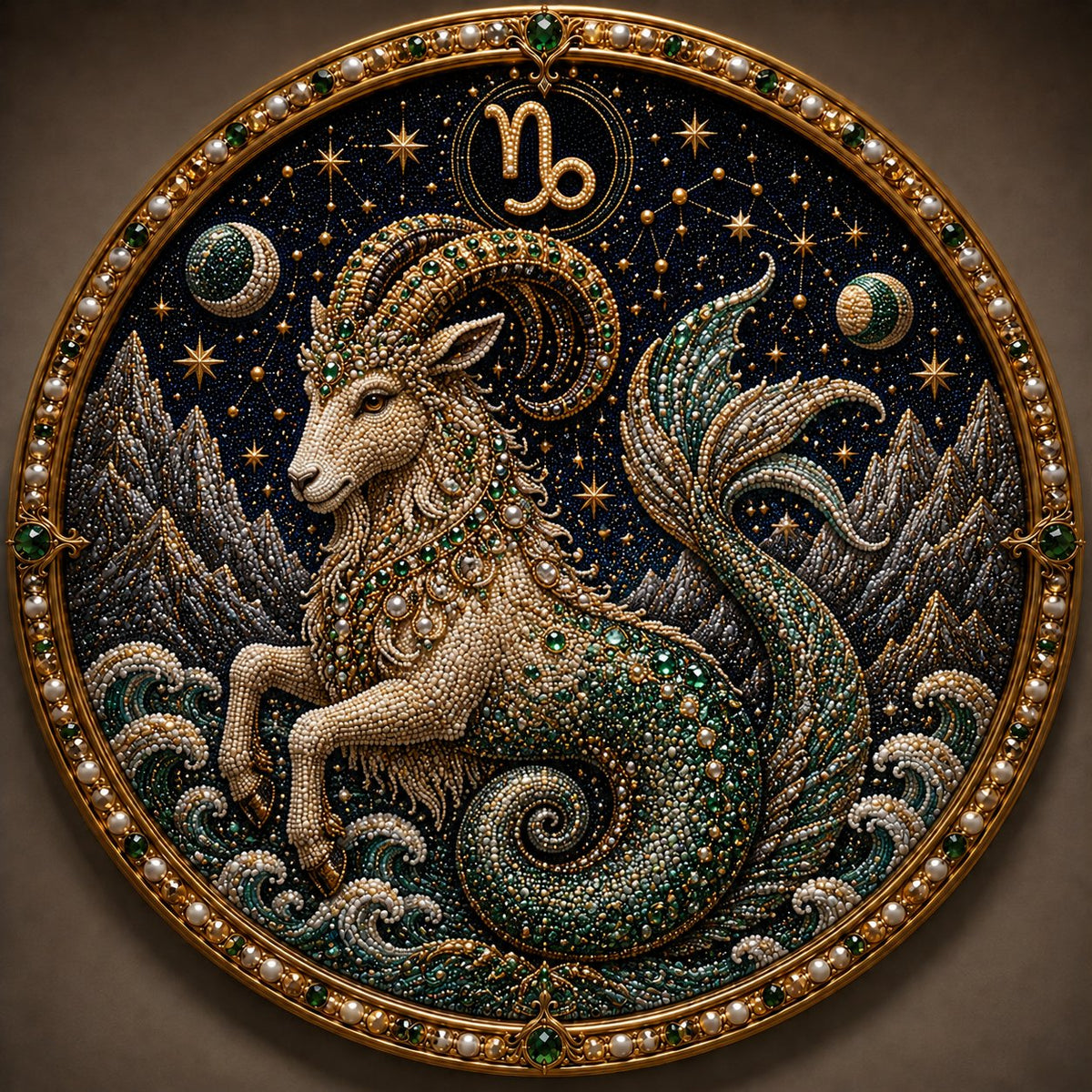 🔥 Last Day 49% OFF - 💎 12 Zodiac Signs Pearl Art Kit ♈💫 Bring Every Zodiac Sign to Life with Pearls