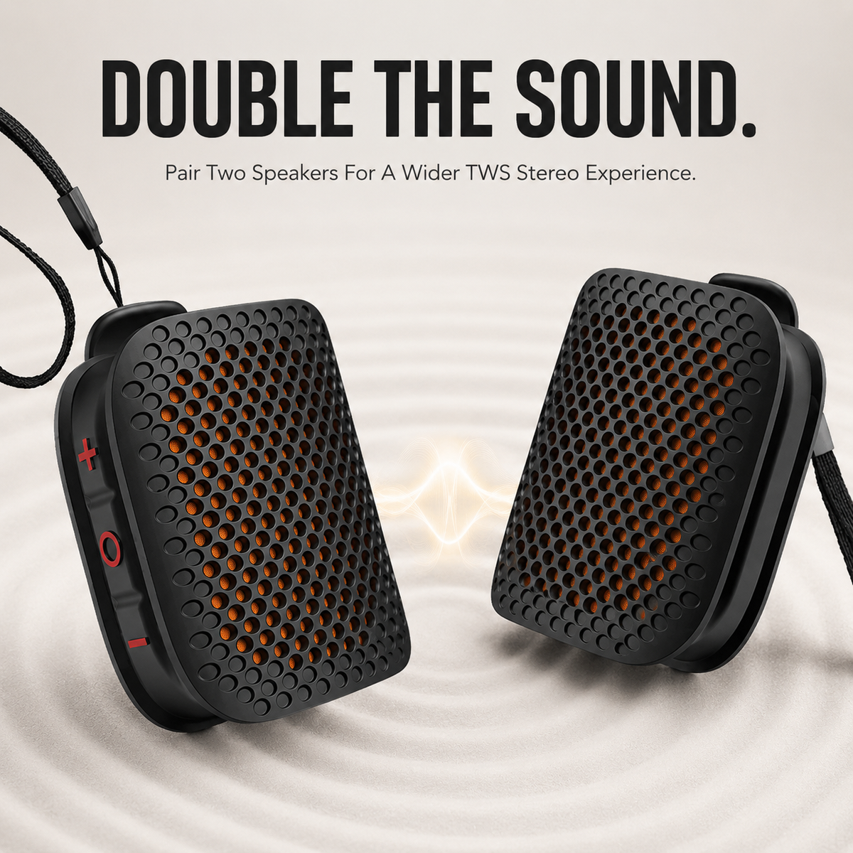 🔊 Magnetic Clip-On Bluetooth Speaker – IPX7 Waterproof, TWS Stereo & Ultra-Light 80g Wearable Design🏅