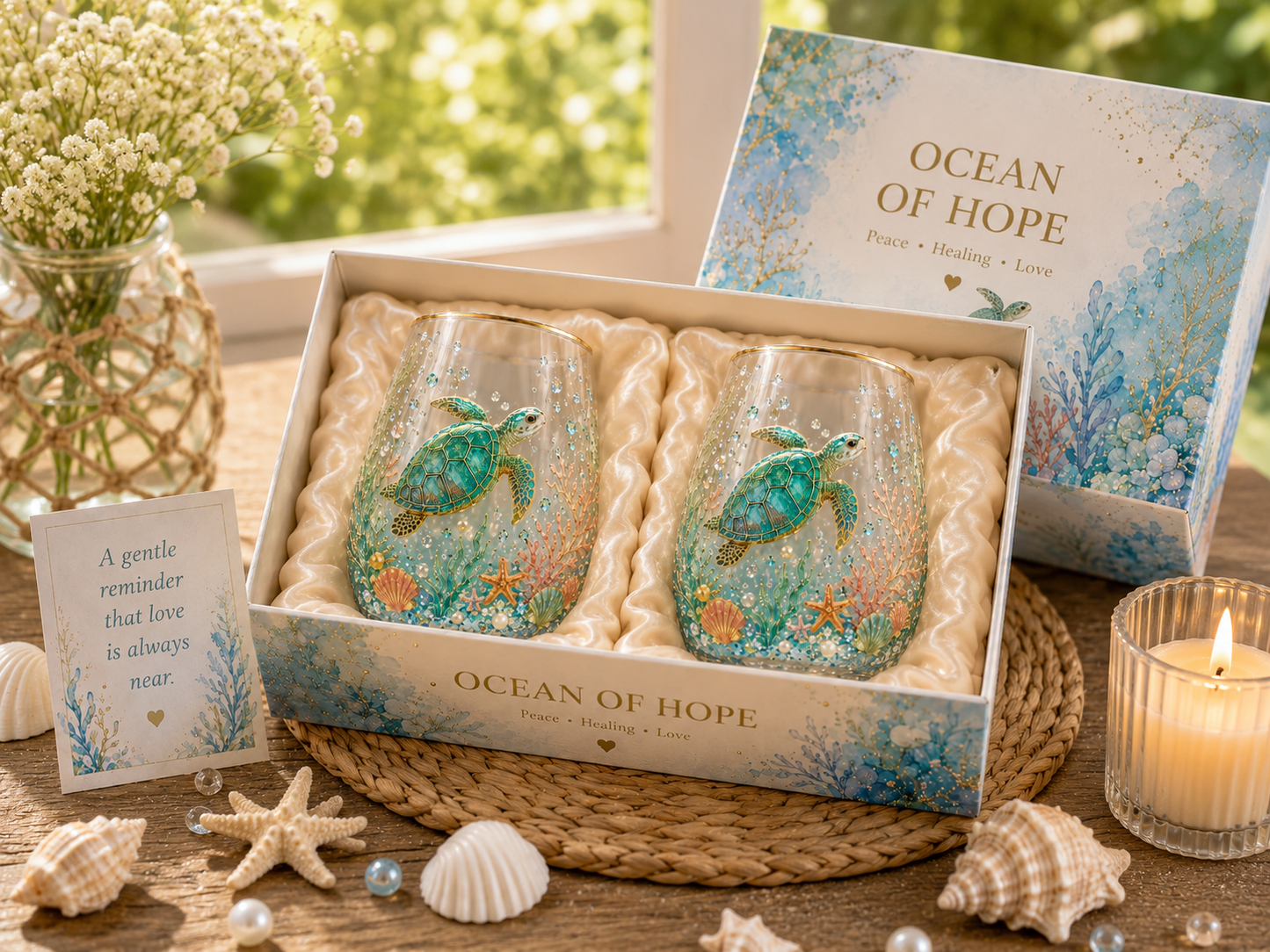 🔥LAST DAY 50% OFF - 🌸🌿 Limited Edition 2026 Garden Morning Bliss Glass Tea Cup☀️☕