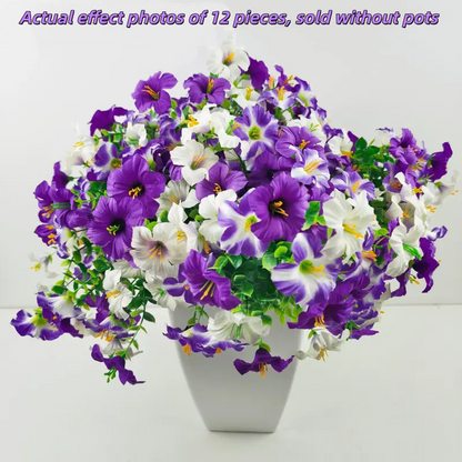 🌸 Spring/Summer Home Decor - 🌿 Artificial Silk Colored Morning Glory 12/stem